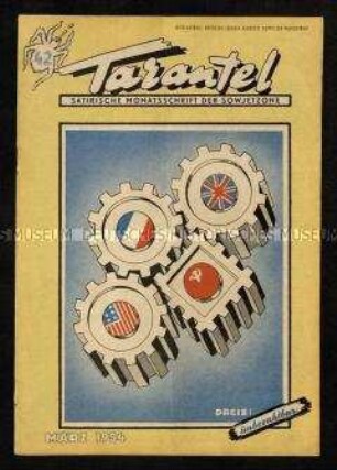 Satirezeitschrift der DDR. 1954