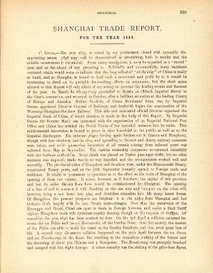 Shanghai trade report, for the year 1896