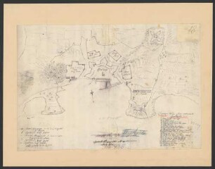 Disegno della linea intorno di Spalato