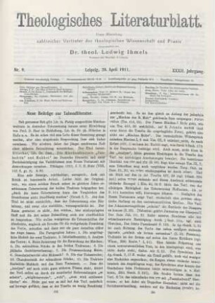 193-198 Neue Beiträge zur Talmudliteratur