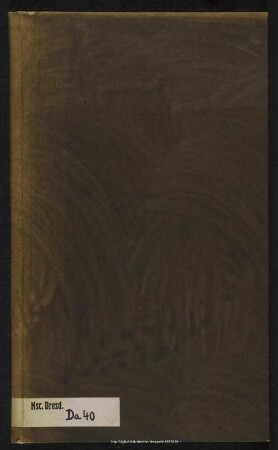 Griechische Handschrift - Mscr.Dresd.Da.40