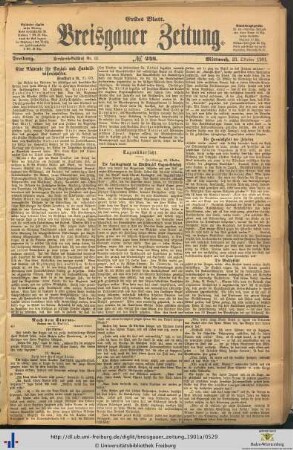 23.10.1901 (Erstes Blatt)