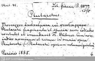 Literatura Graeca B 2075