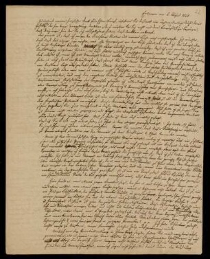 22: Brief von Georg Friedrich Puchta an Gustav Hugo, Erlangen, 2.8.1828