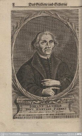 Johann Luther Doct. Martin Lutheri Parens.