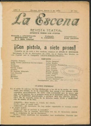 ¡¡Con pistola, a siete pasos!!