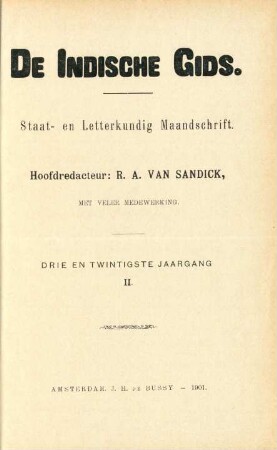 23,2.1901: De indische gids
