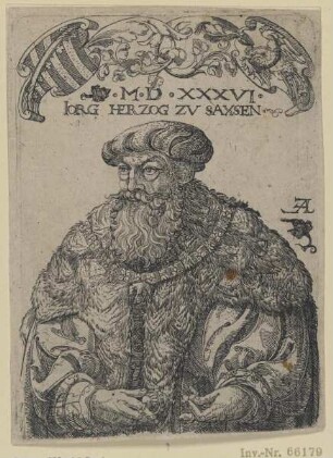 Bildnis des Iorg Herzog zv Saxsen
