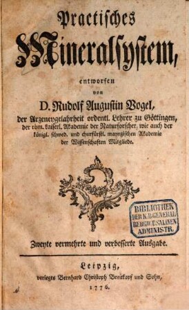Practisches Mineralsystem