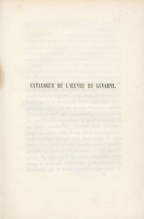 Catalogue de l'oeuvre de Gavarni