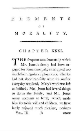 Element of Morality - Chapter XXXI - XLVI
