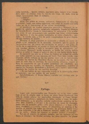 XIV. Epílogo