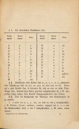 Lateinisches Elementarbuch für die erste Klasse der Lateinschule : von Lorenz Englmann