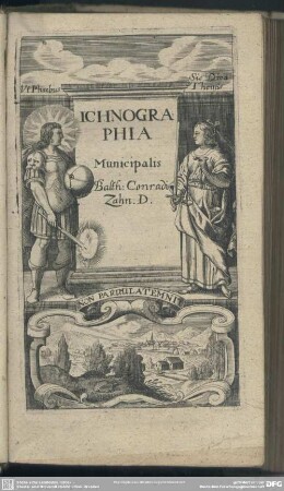 Ichnographia Municipalis Balth. Conradi Zahn D