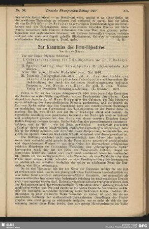 Zur Kenntniss des Fern-Objectives