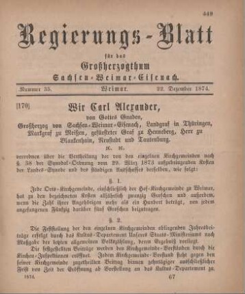 Nr. 35 : 22. Dezember 1874