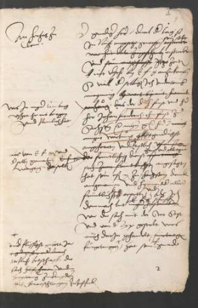 Brief an Johann Herzog von Cleve, 14.1.1534 (Entwurf)