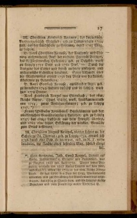 D. Karl Gottlob Krause,[...]