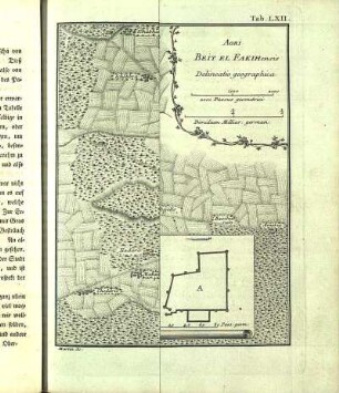 Tab. LXII. Agri Beit El Fakihensis Delineatio geographica