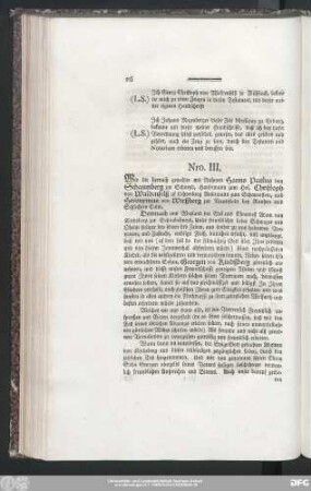Nro. III.