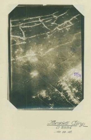 Foto des Geländes nordöstlich von Cléry(-sur-Somme) (Luftbild)