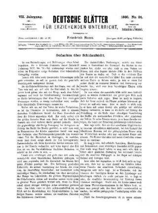 Gedanken über Schulaufsicht