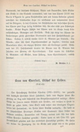 375-389 Brunn von Querfurt, Bischof der Heiden: Schluß