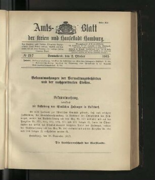 No. 217, 2. Oktober 1915