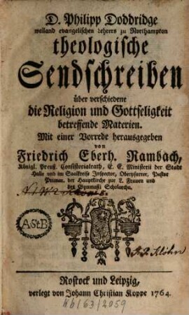 Theologische Sendschreiben