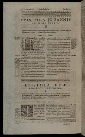 Epistola Judæ Apostoli Catholica.