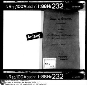 Rektifikation des Monatsschatzes