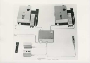 Projektionsschema mit "Diamix Typ 5982" der Agfa-Gevaert-Aktiengesellschaft