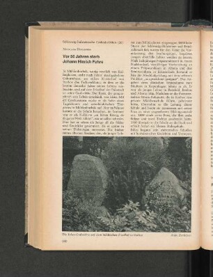 Nachruf: Vor 50 Jahren starb Johann Hinrich Fehrs.