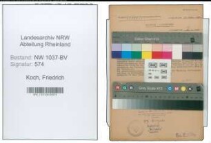 Entnazifizierung Friedrich Koch , geb. 14.09.1898 (Landwirt)