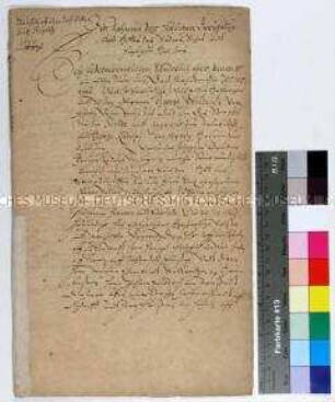Kaufvertrag über das Rittergut Heynitz