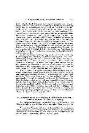 Wiederbeginn der (freien) Akademischen Ferienkurse an der Universität Leipzig : [Mitteilungen]