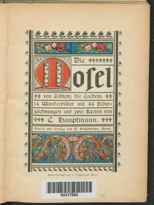 Die Mosel von Coblenz bis Cochem
