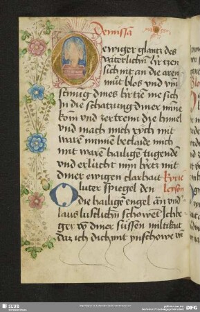 78v: historisierte Deckfarbeninitiale