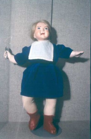 Frankfurt (Main). Struwelpeter-Museum, Original Frankfurter Struwelpeterpuppe. Der Suppenkasper
