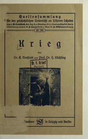 H. 181: Krieg