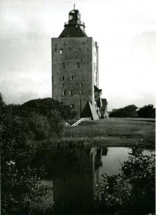 Leuchtturm auf der Insel Neuwerk, Norddeutsche Küste