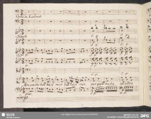Cavatina: Non partir bell'idol mio