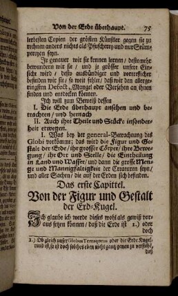Das erste Capittel. [bis] Das vierdte Capittel.