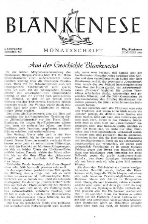 Nummer 6/7 : Juni/Juli 1951