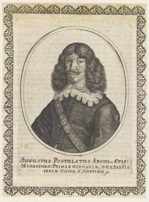 Bildnis des Herzog Augustus von Sachsen-Weißenfels