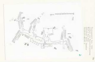 Anstalt zur Resozialisierung, Berlin-Wedding (Diplomarbeit bei Bernhard Hermkes): Grundriss Erdgeschoss 1:200