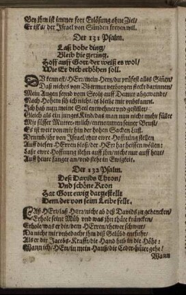 Der 131. Psalm. - Der 140. Psalm.