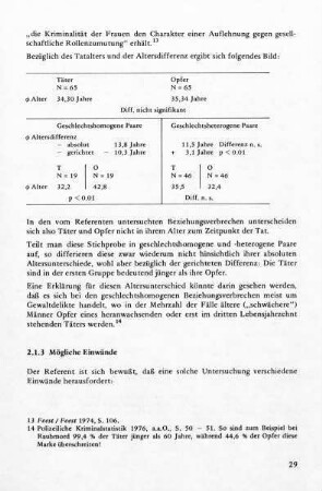 2.1.3 Mögliche Einwände