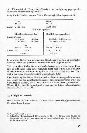 2.1.3 Mögliche Einwände