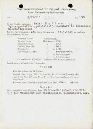 Hoffmann, Peter